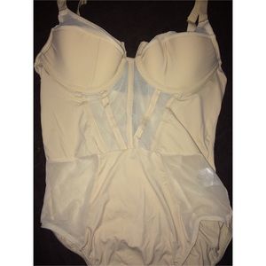 Nude corset bodysuit